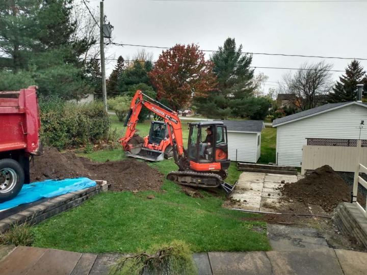 New house excavation service Estrie