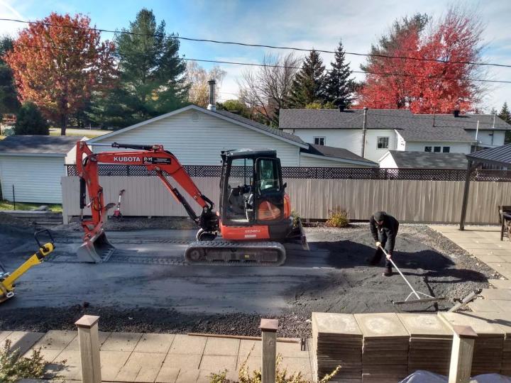 New house excavation service Estrie
