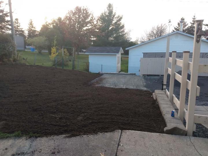 New house excavation Estrie