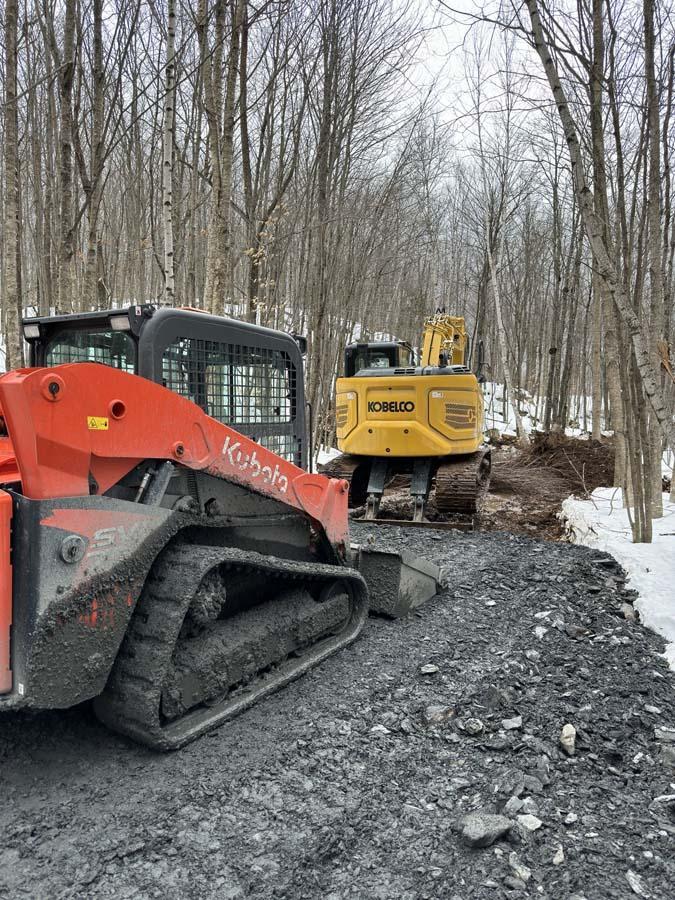 New house excavation service Estrie