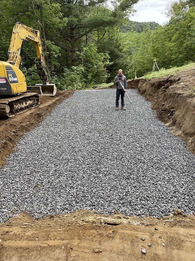 New house excavation Estrie