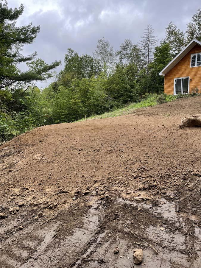 New house excavation Estrie