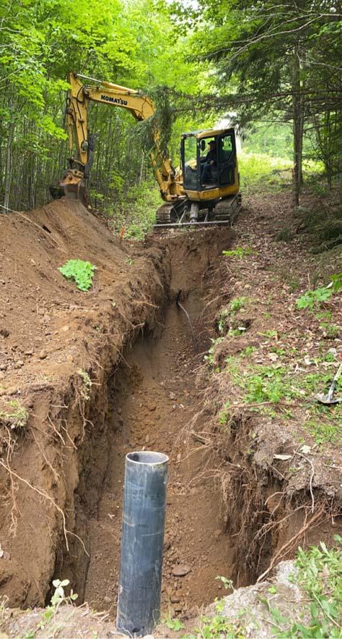 French drain repair Estrie