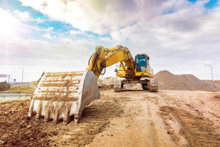 Large-scale excavation Estrie