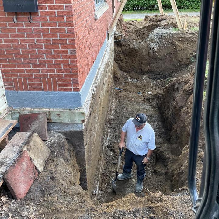 French drain repair Estrie