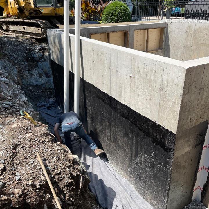 French drain repair service Estrie