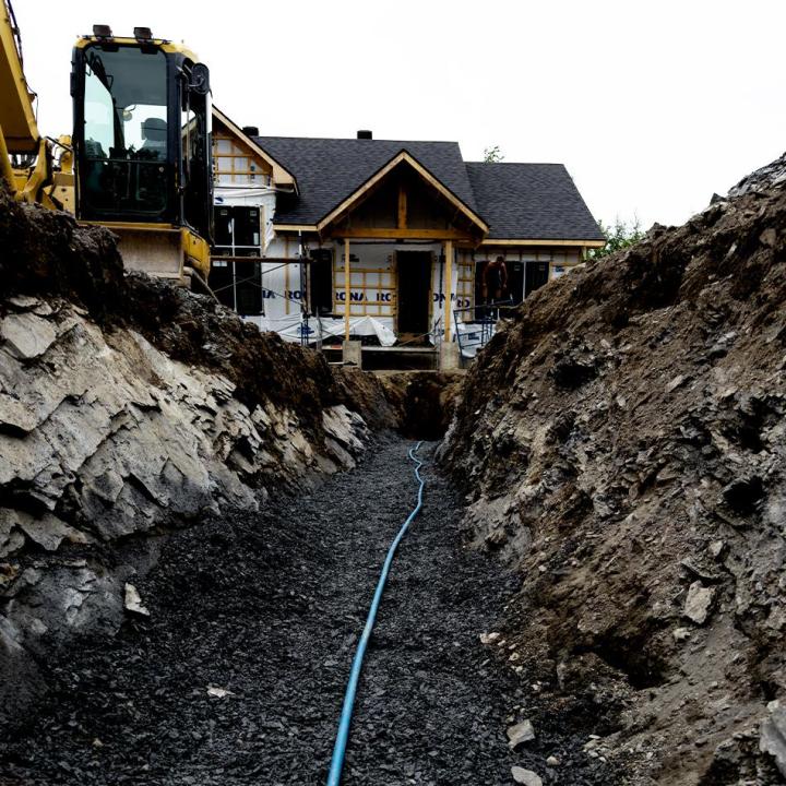 New house excavation service Estrie