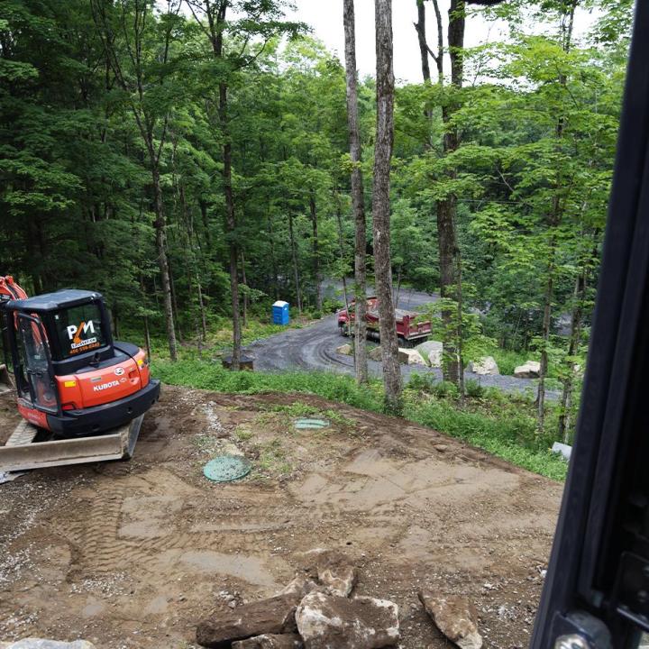 New house excavation Estrie