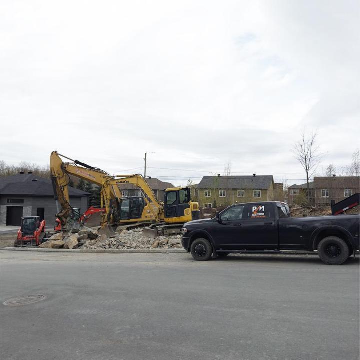 Excavation de maison neuve Estrie